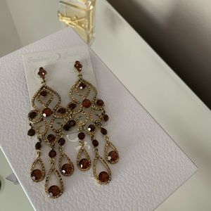Indie Desert Diamond Dangle Earrings